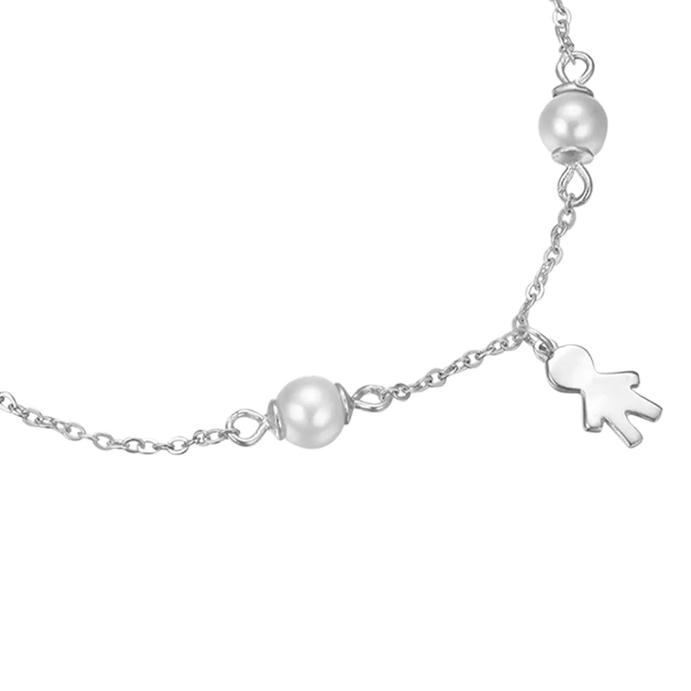 BRACCIALE IN ARGENTO CON OMINO Melitea