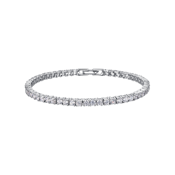 Bracciale tennis in argento con cristalli Melitea