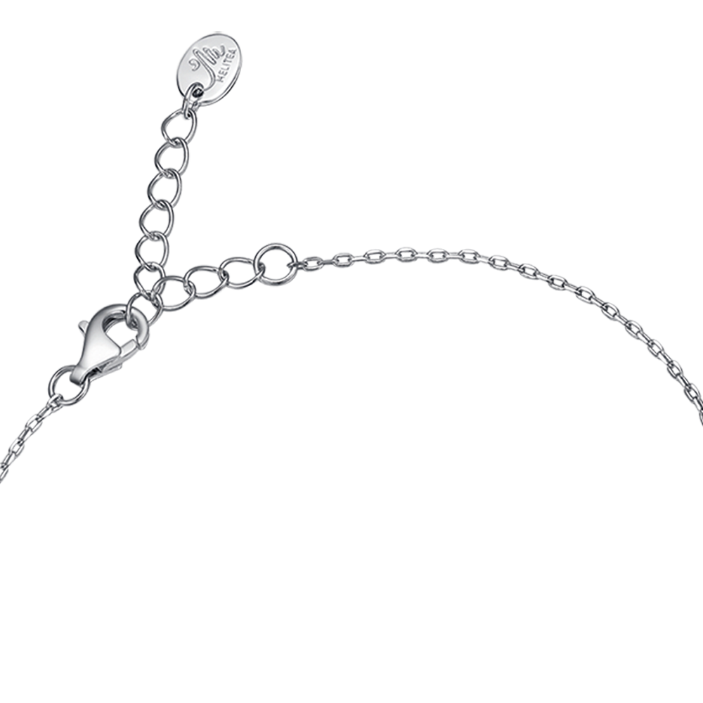 BRACCIALE IN ARGENTO CON ALBERO DELLA VITA E ZIRCONI BIANCHI Melitea