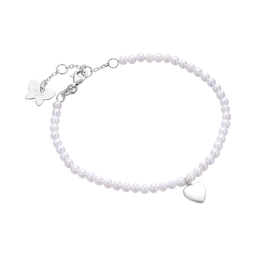 BRACCIALE IN ARGENTO CON CUORE Melitea