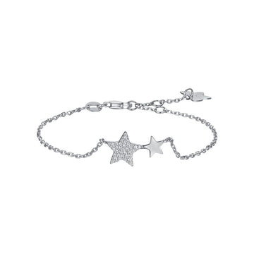 BRACCIALE DONNA IN ARGENTO CON STELLE Melitea