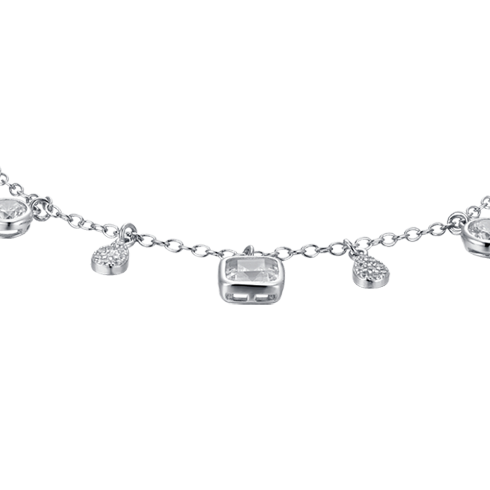 BRACCIALE DONNA IN ARGENTO CON ZIRCONI BIANCHI Melitea