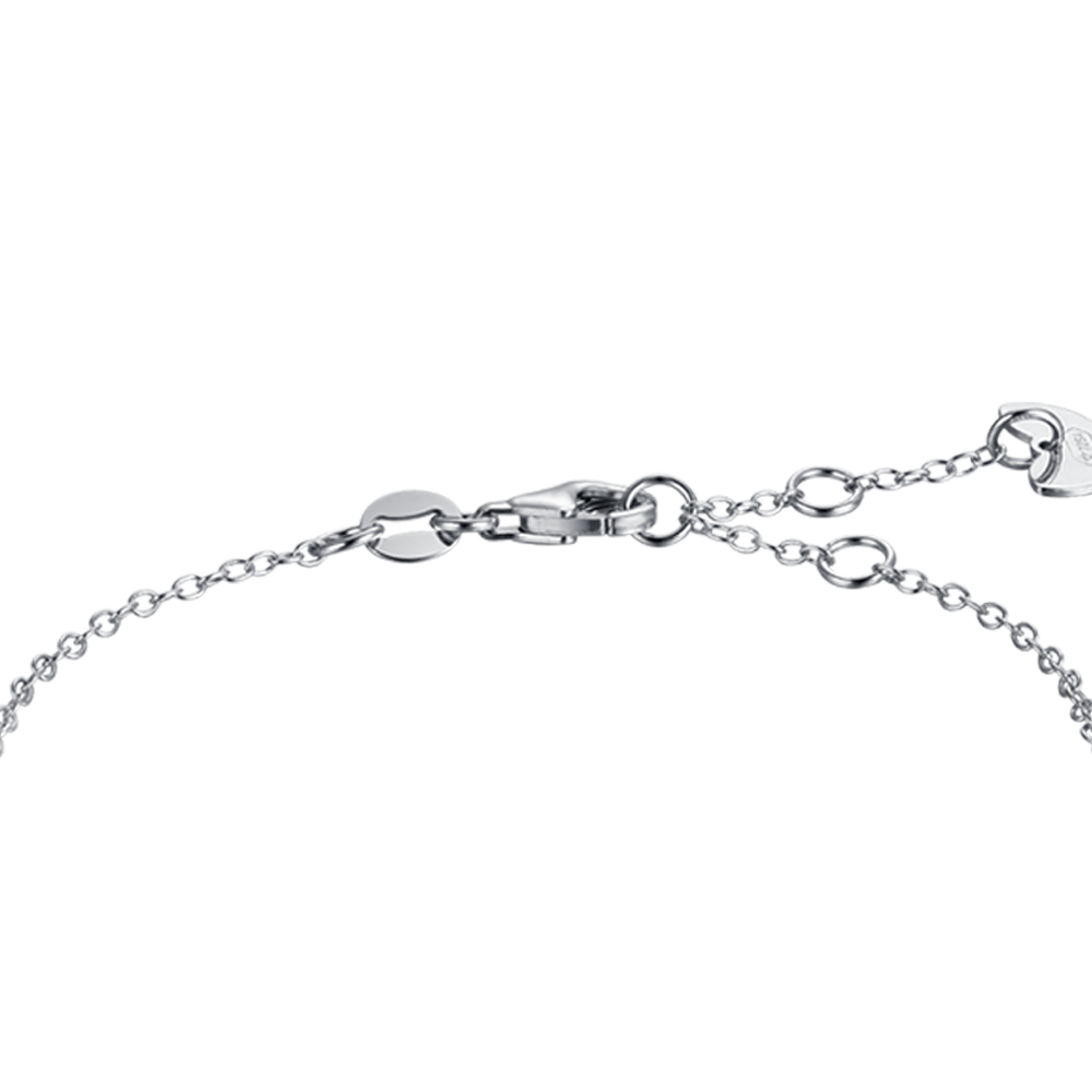 BRACCIALE DONNA IN ARGENTO CON ZIRCONI VERDI E BIANCHI Melitea