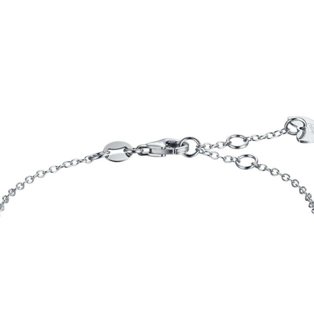 BRACCIALE DONNA IN ARGENTO CON ZIRCONI VERDI E BIANCHI Melitea