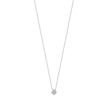 COLLANA IN ARGENTO CON ZIRCONE BIANCO Melitea