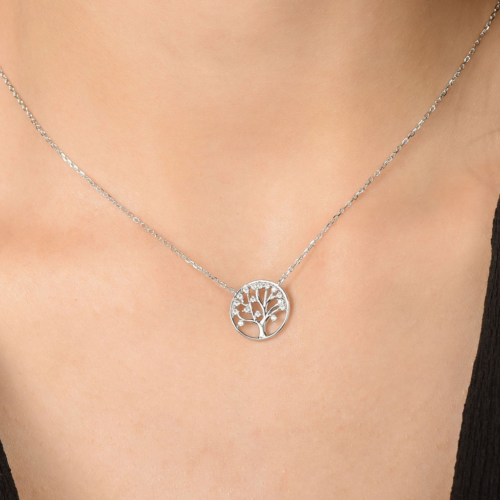 COLLANA IN ARGENTO ALBERO DELLA VITA GRANDE Melitea