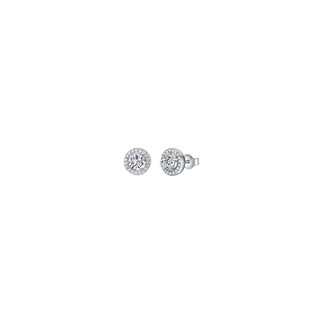 Orecchini in argento con cristalli colorati e zircone Melitea