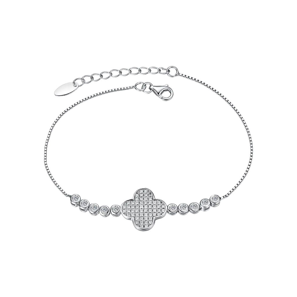 Silver bracelet with cubic zirconia Melitea