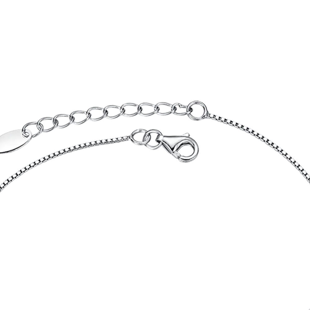 Silver bracelet with cubic zirconia Melitea