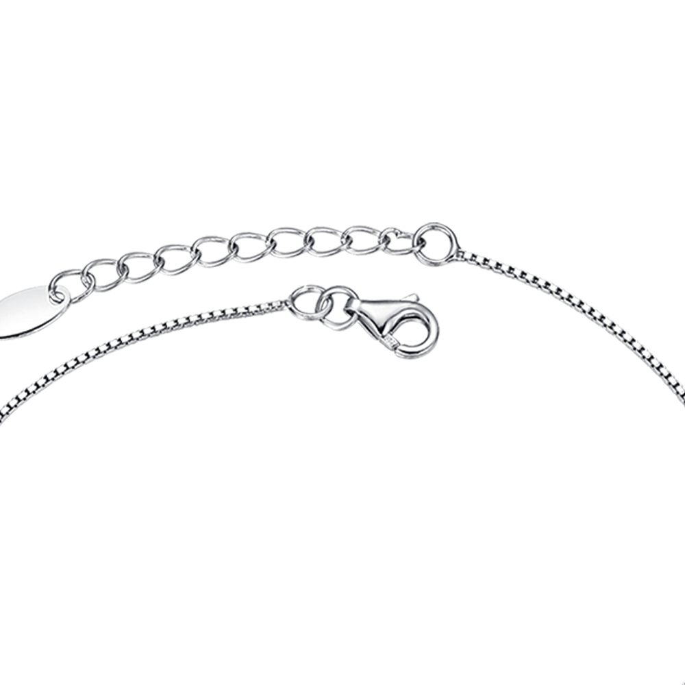 Silver bracelet with cubic zirconia Melitea