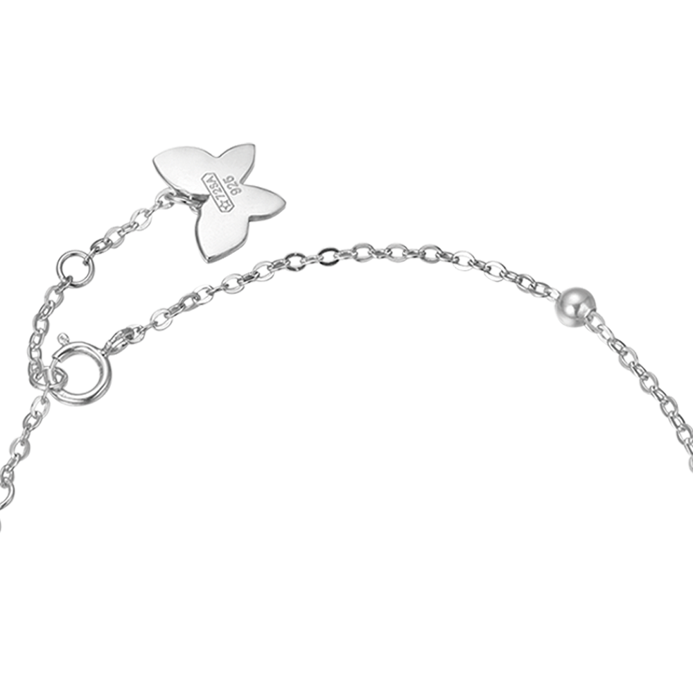 silver bracelet with pendants melitea