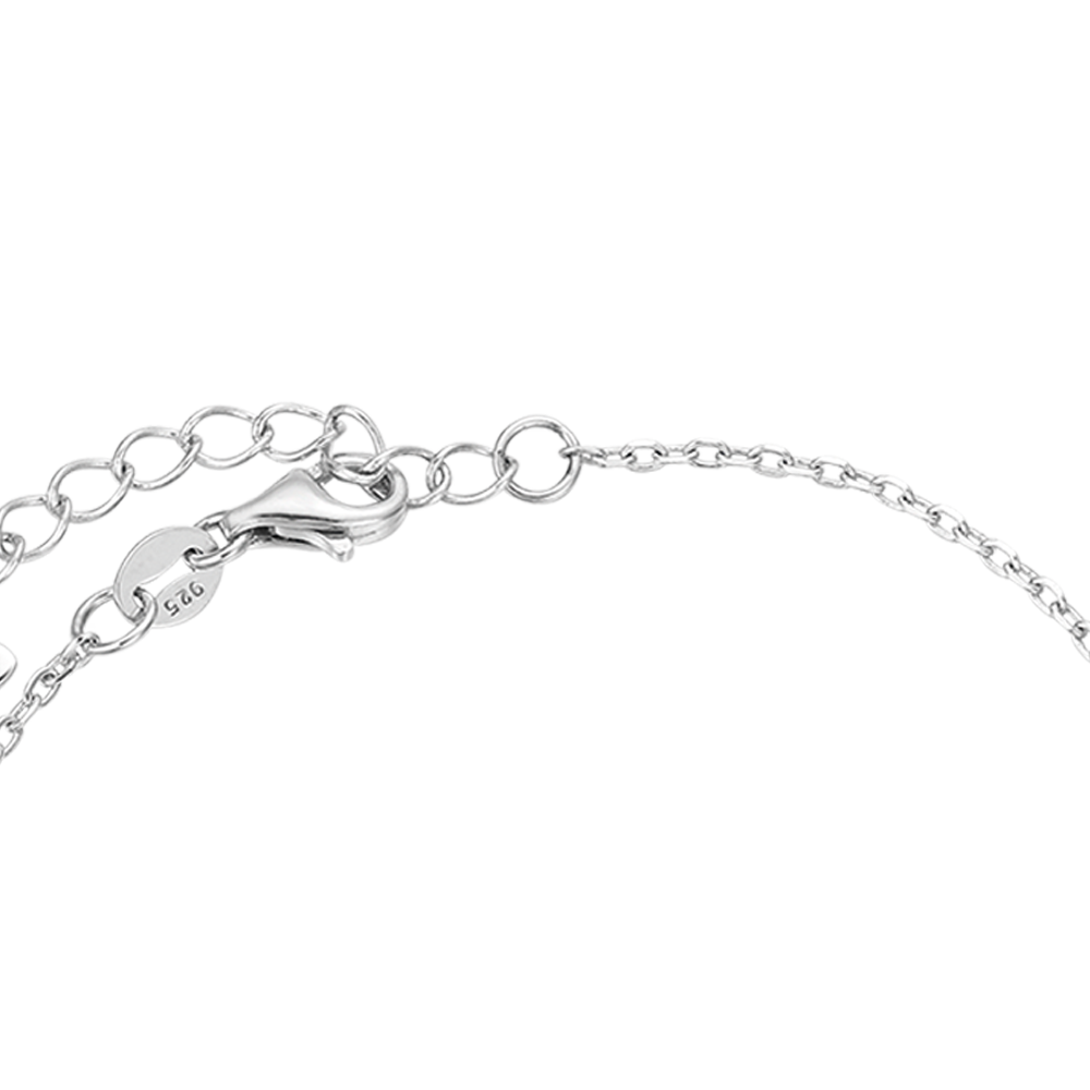 silver bracelet with circle melitea