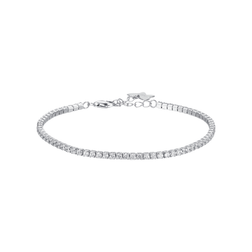 TENNIS BRACELET IN SILVER WITH WHITE ZIRCONES Melitea