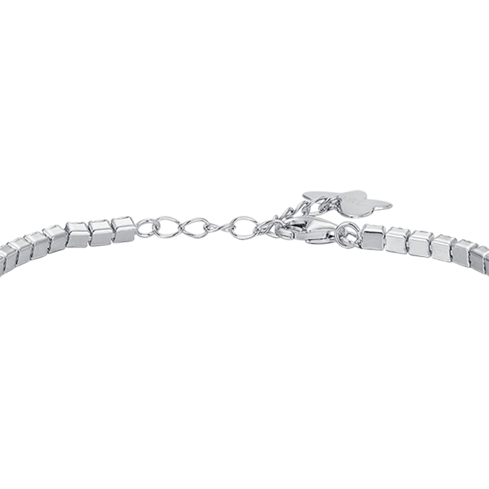 TENNIS BRACELET IN SILVER WITH WHITE ZIRCONES Melitea