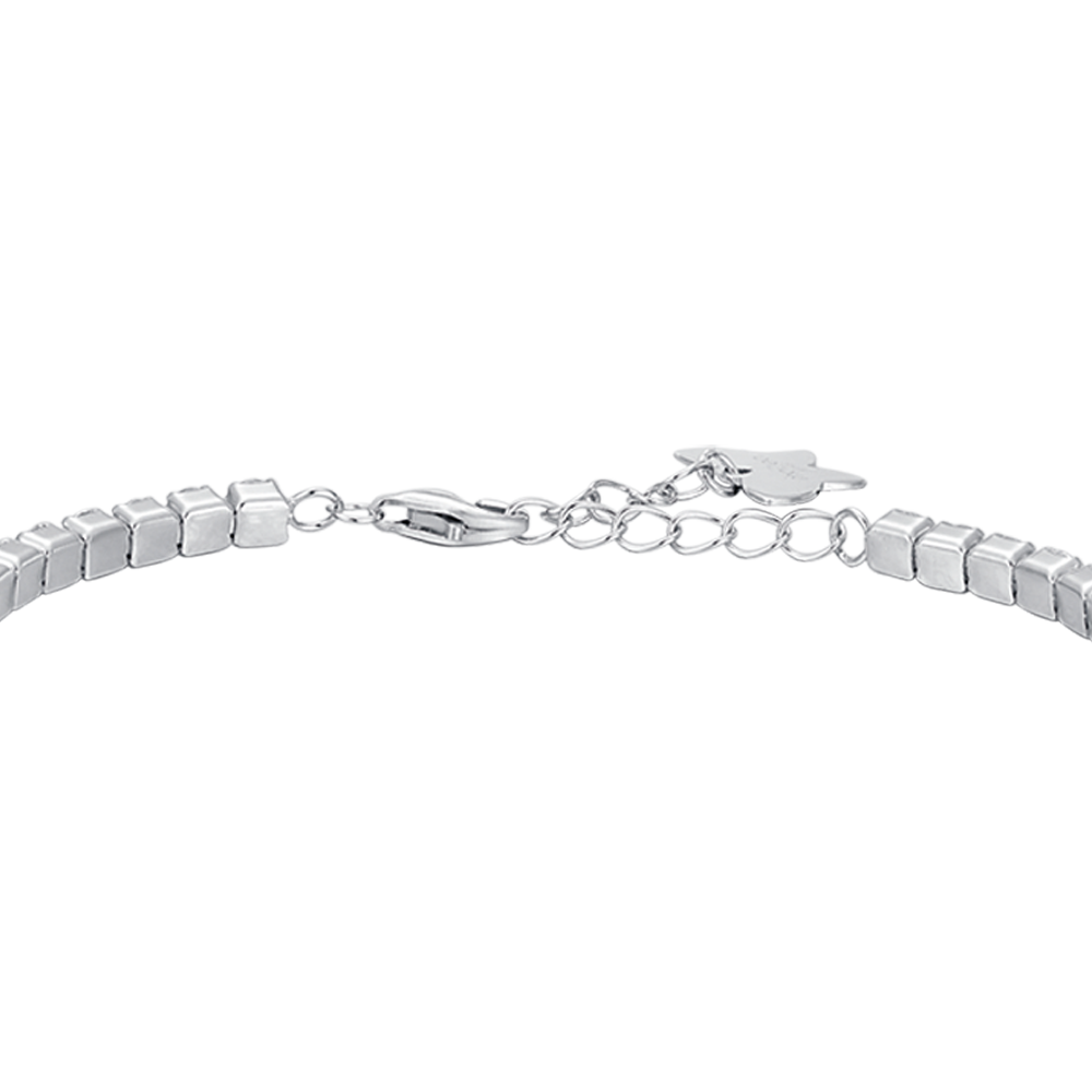 TENNIS BRACELET IN SILVER WITH WHITE ZIRCONES Melitea