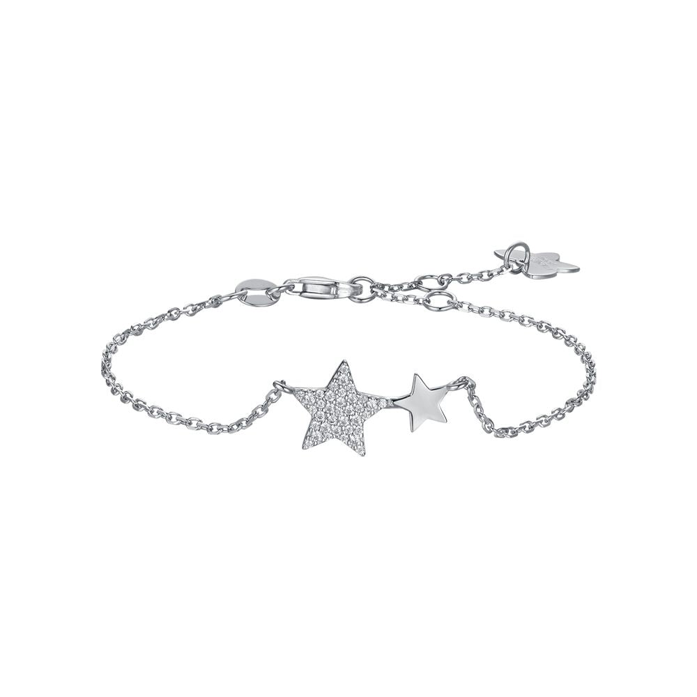 silver women's bracelet with stars melitea