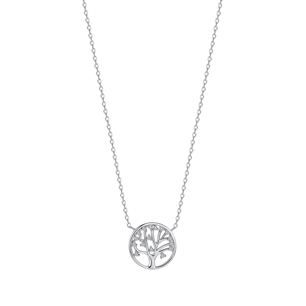 SILVER TREE OF LIFE LARGE NECKLACE Melitea